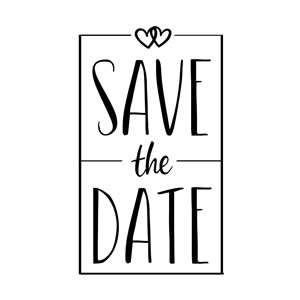 Stempel Save the date