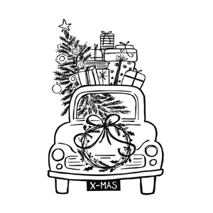 Stempel Driving home for Christmas