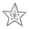 Stempel Star und Sternchen