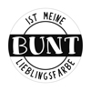 Label BUNT IST MEINE LIEBLINGSFARBE