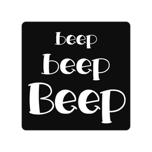 Label beep beep beep
