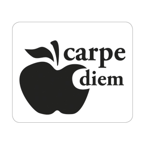 Label carpe diem