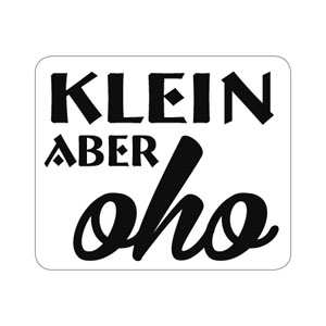 Label KLEIN ABER oho