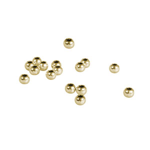 Perlen in Gold 3 mm